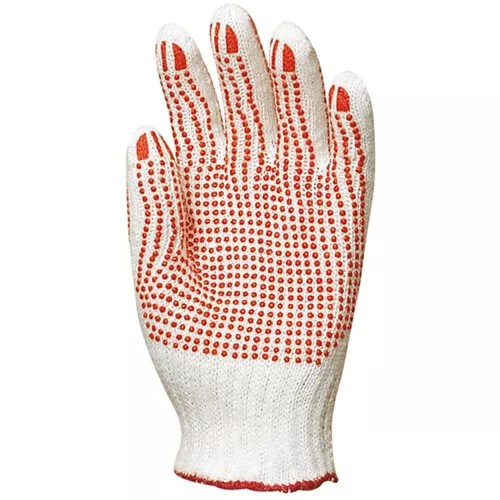 12 Paia - Guanti Da Lavoro Coverguard In Cotone Eurostrong MO4350 Rischi Meccanici
