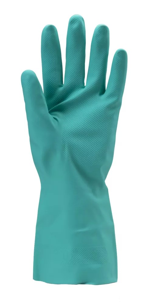 10 Paia - Guanti Da Lavoro Coverguard In Nitrile Eurochem MO5510 Rischio Chimico