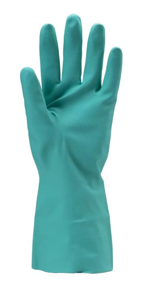 10 Paia - Guanti Da Lavoro Coverguard In Nitrile Eurochem MO5520 Rischio Chimico