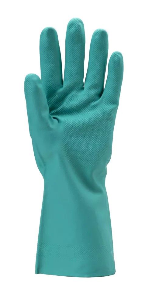 10 Paia - Guanti Da Lavoro Coverguard In Nitrile Eurochem MO5530 Rischio Chimico