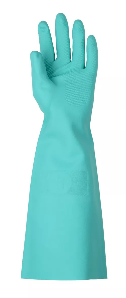 6 Paia - Guanti Da Lavoro Coverguard In Nitrile Eurochem MO5540 Rischio Chimico