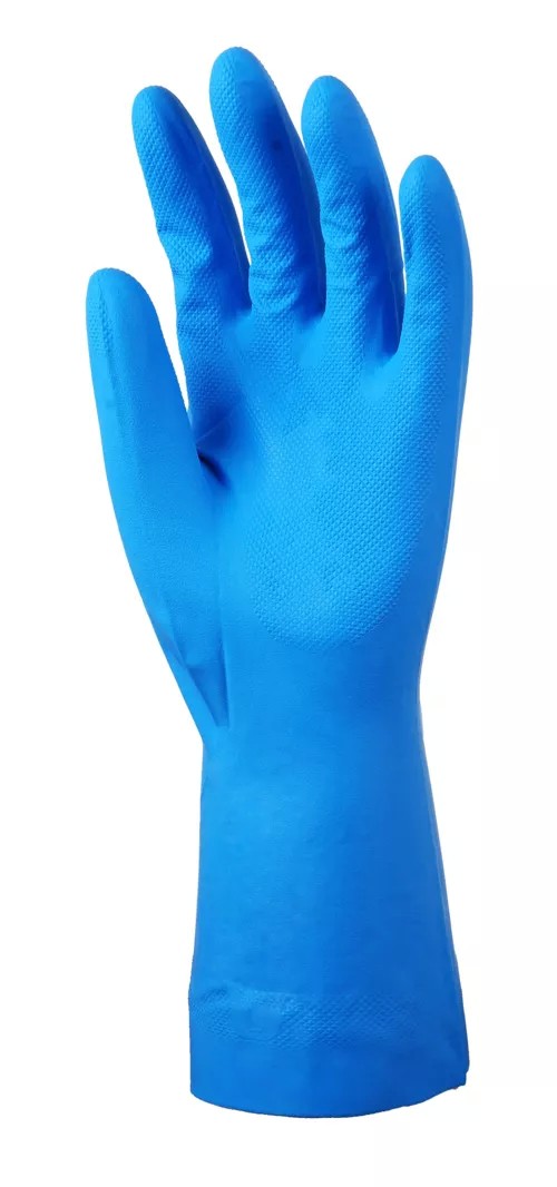 10 Paia - Guanti Da Lavoro Coverguard In Nitrile Eurochem MO5560 Rischio Chimico