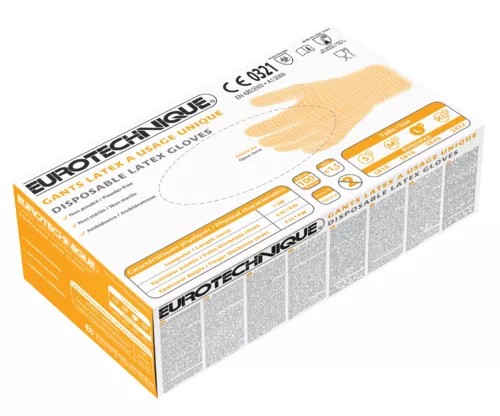 10 Confezioni - Guanti Da Lavoro Coverguard In Lattice Euro-one MO5820 Monouso (100 pezzi)
