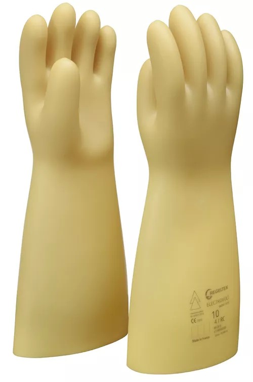 12 Paia - Guanti Da Lavoro Coverguard In Latex Electrovolt MO8110 Isolanti Dielettrici