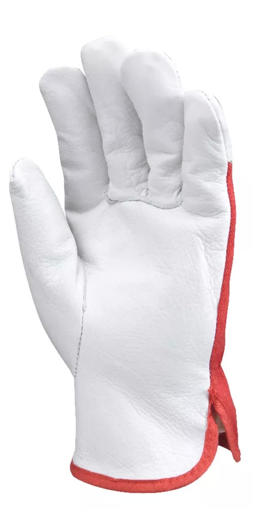 12 Paia - Guanti Da Lavoro Coverguard In Pelle Eurostrong MO880 Rischi Meccanici