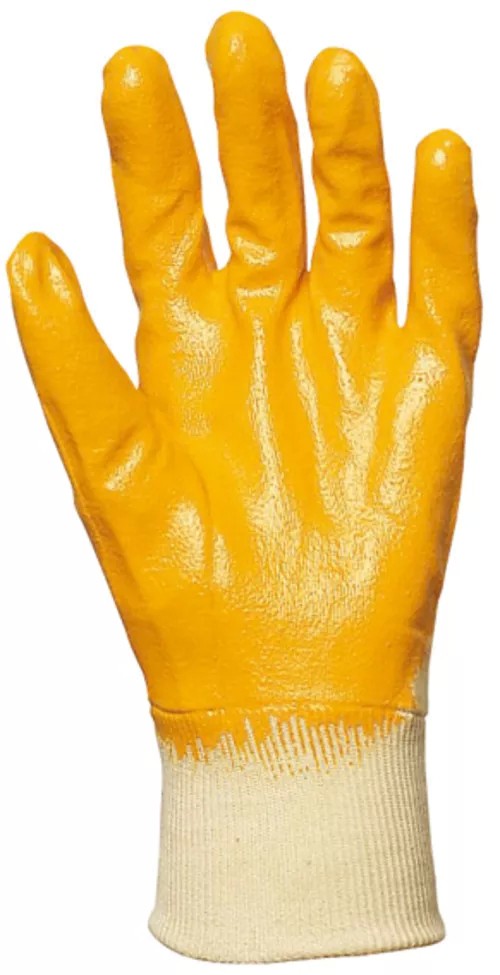10 Paia - Guanti Da Lavoro Coverguard In Nitrile Eurostrong MO9310 Rischi Meccanici