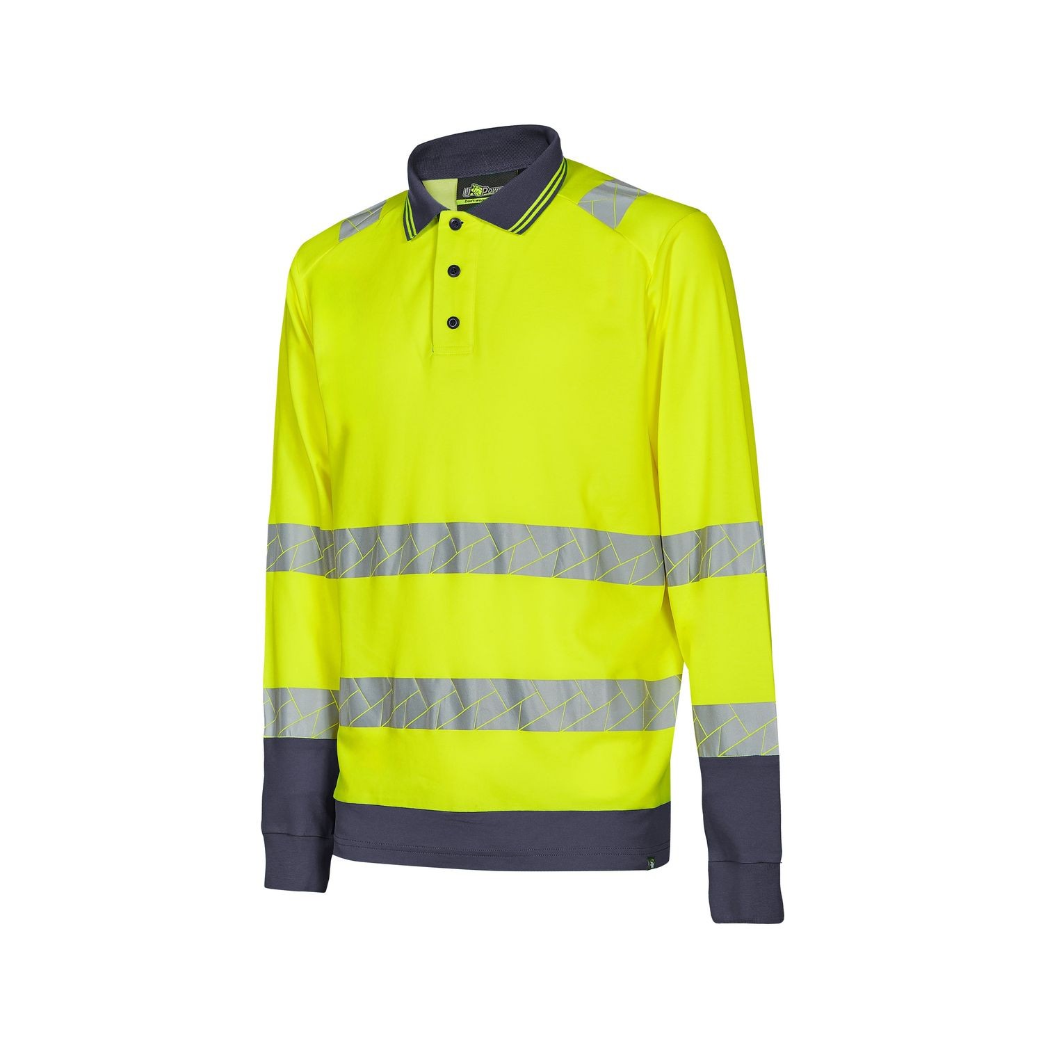 3 Pezzi - Polo da Lavoro Manica Lunga Alta Visibilit� U-Power Close WHL389