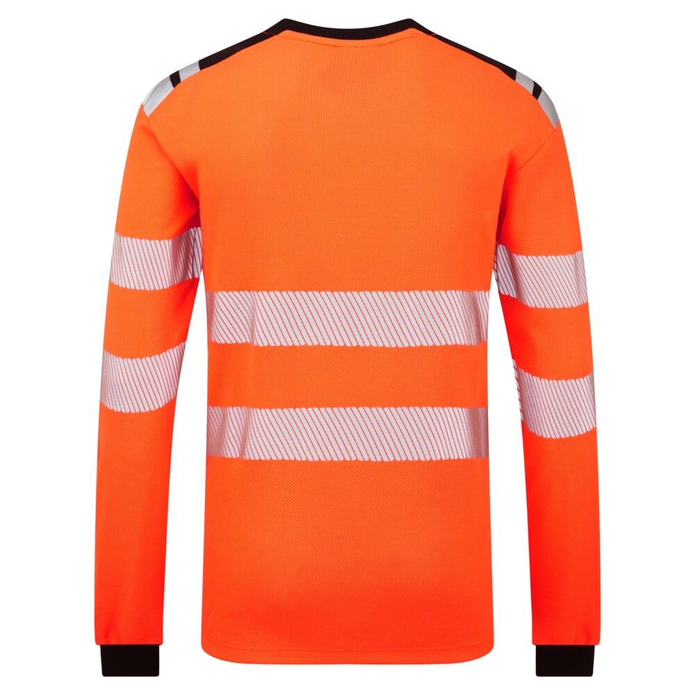 Maglia da Lavoro Portwest FR736 Alta Visibilit� Manica Lunga Ignifuga