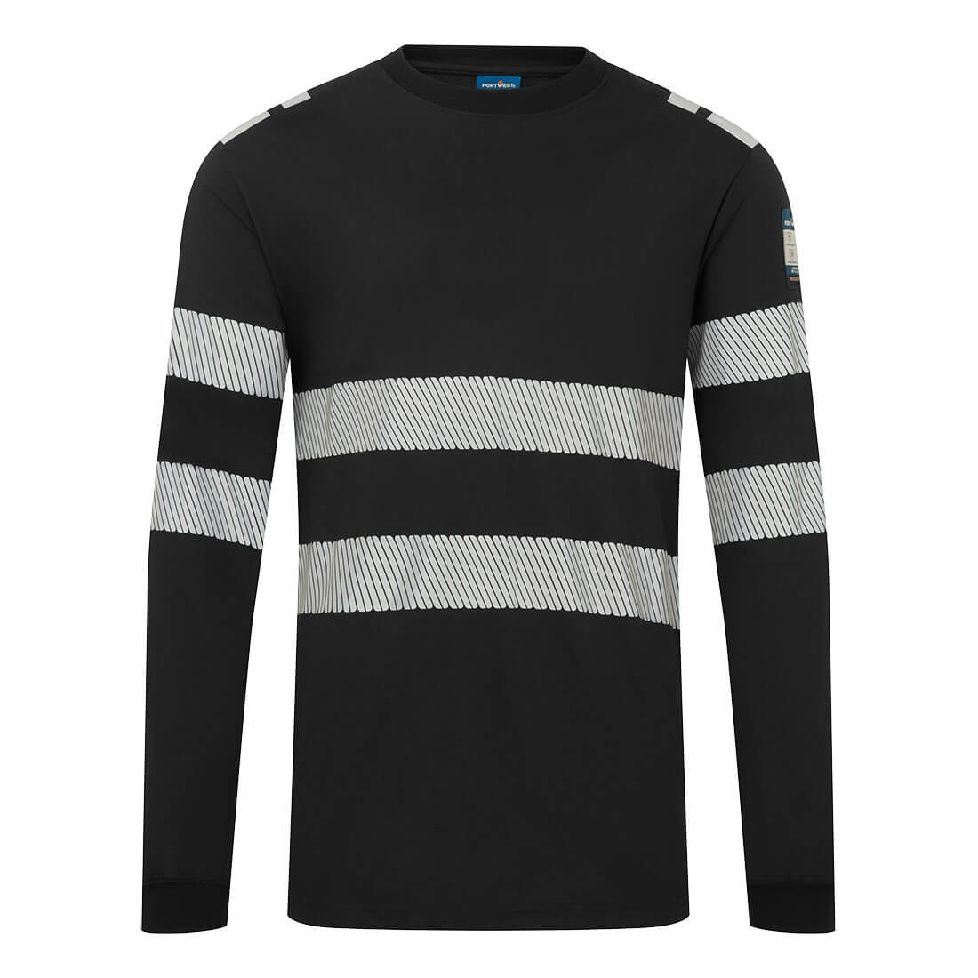 Maglia da Lavoro Portwest FR732 Alta Visibilit� Manica Lunga Ignifuga