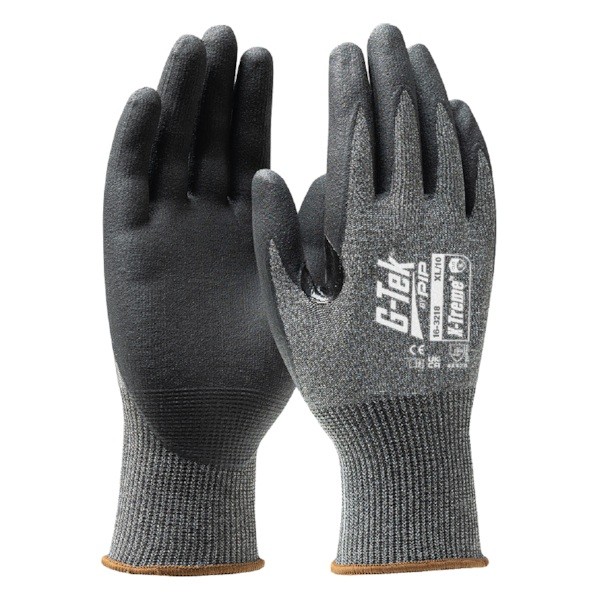 12 Paia - Guanti da Lavoro Spalmati in Nitrile G-Tek X-Treme 16-3218