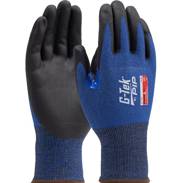 6 Paia - Guanti da Lavoro Spalmati in Nitrile G-Tek Paradox 16-361