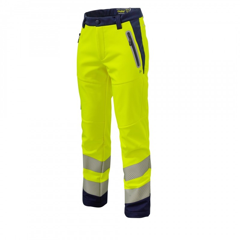 Pantalone da Lavoro Softshell Alta Visibilit� Stretch Multitasche Molinel Luklight 0794.9999.065