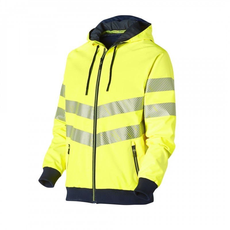 Giacca a vento da Lavoro Alta Visibilit� Anti-pioggia Multitasche Molinel Luklight 0517.9999.094
