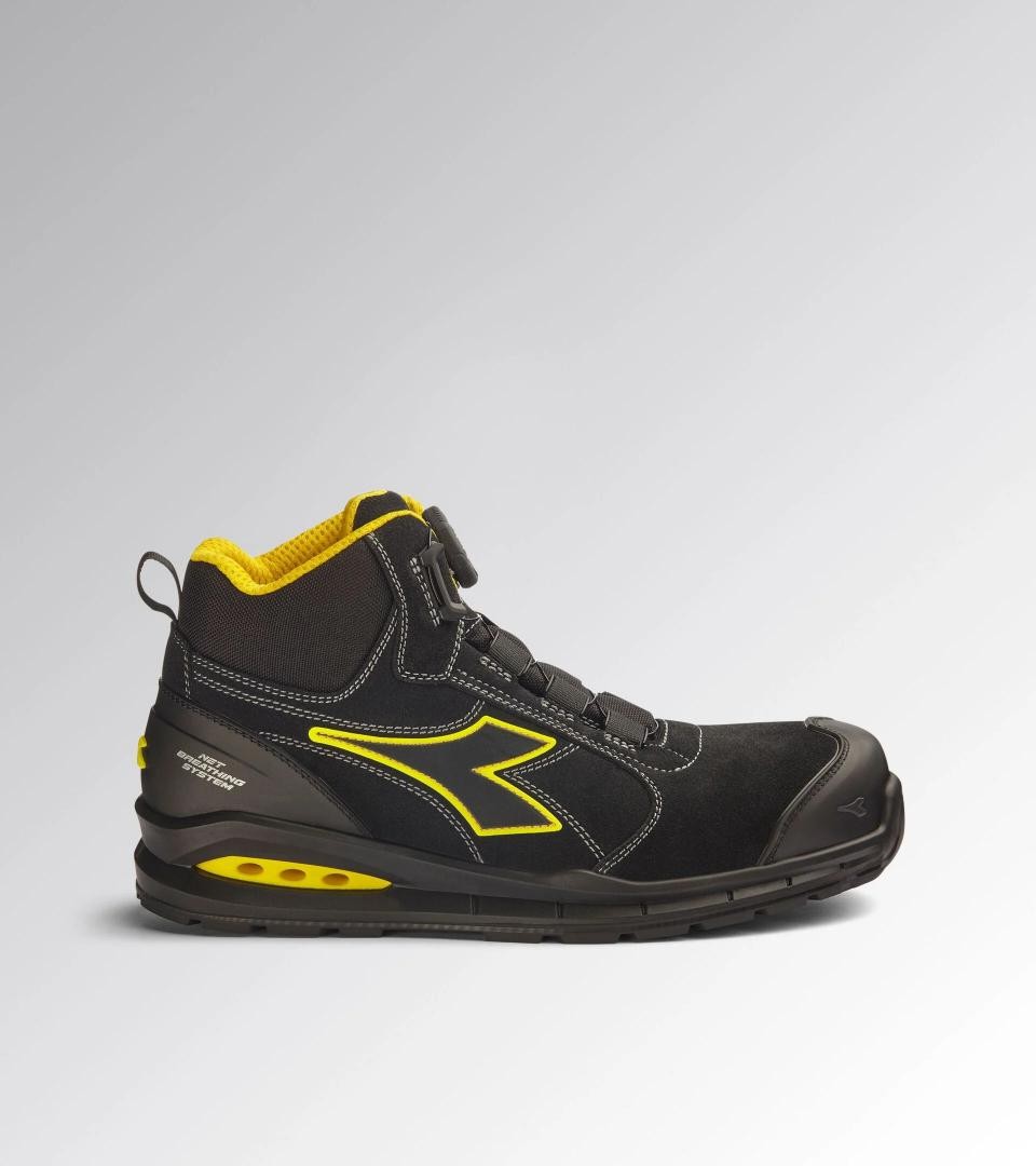 Scarpe Antinfortunistiche Alte BOA Diadora Utility Run Net Airbox Master S3S FO SR SC ESD 701.182533
