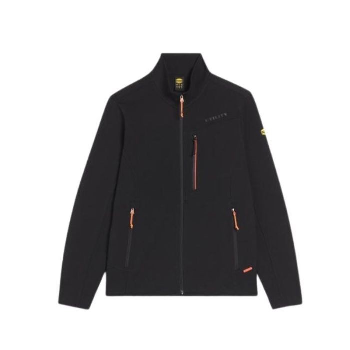 Felpa in Pile Da Lavoro Zip Intera Multitasche Stretch Diadora Utility Sweatshirt Shadow 702.182037