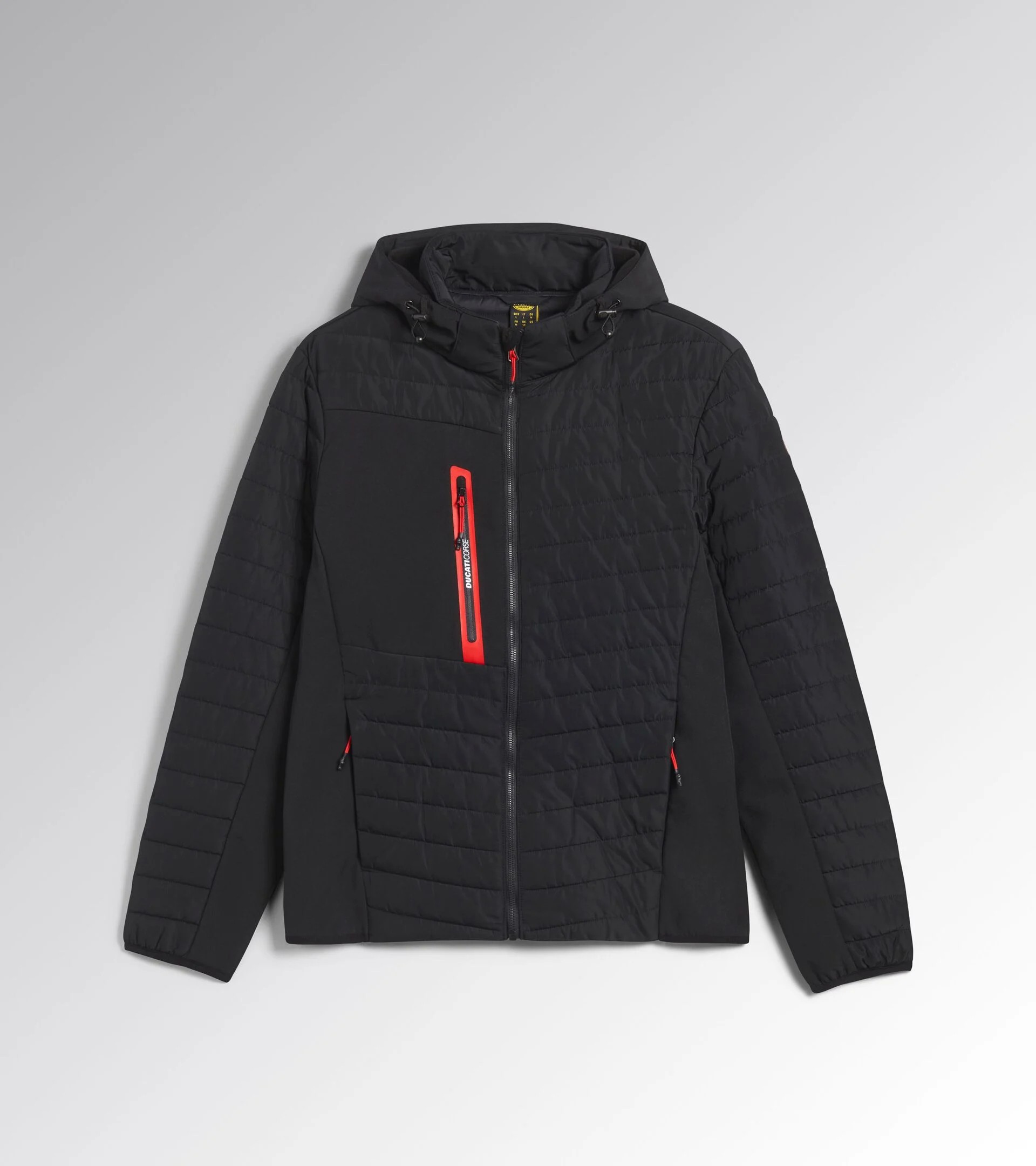 Giacca da Lavoro Multitasche Softshell Con Cappuccio Zip Intera Diadora Ducati 702.181809