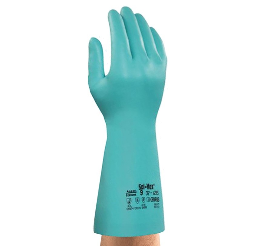 12 Paia - Guanti Da Lavoro ANSELL Alphatec Solvex 37-695