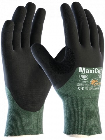 12 Paia - Guanti Da Lavoro ATG Maxicut Oil In Nitrile 44-305