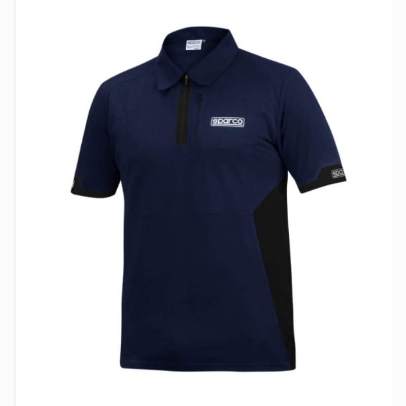 Polo Zip Manica Corta Sparco TeamWork