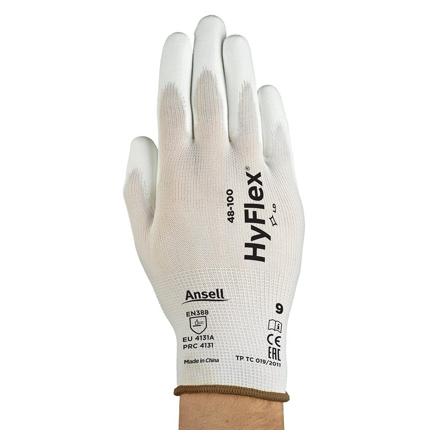 12 Paia - Guanti Da Lavoro ANSELL Hyflex 48-100