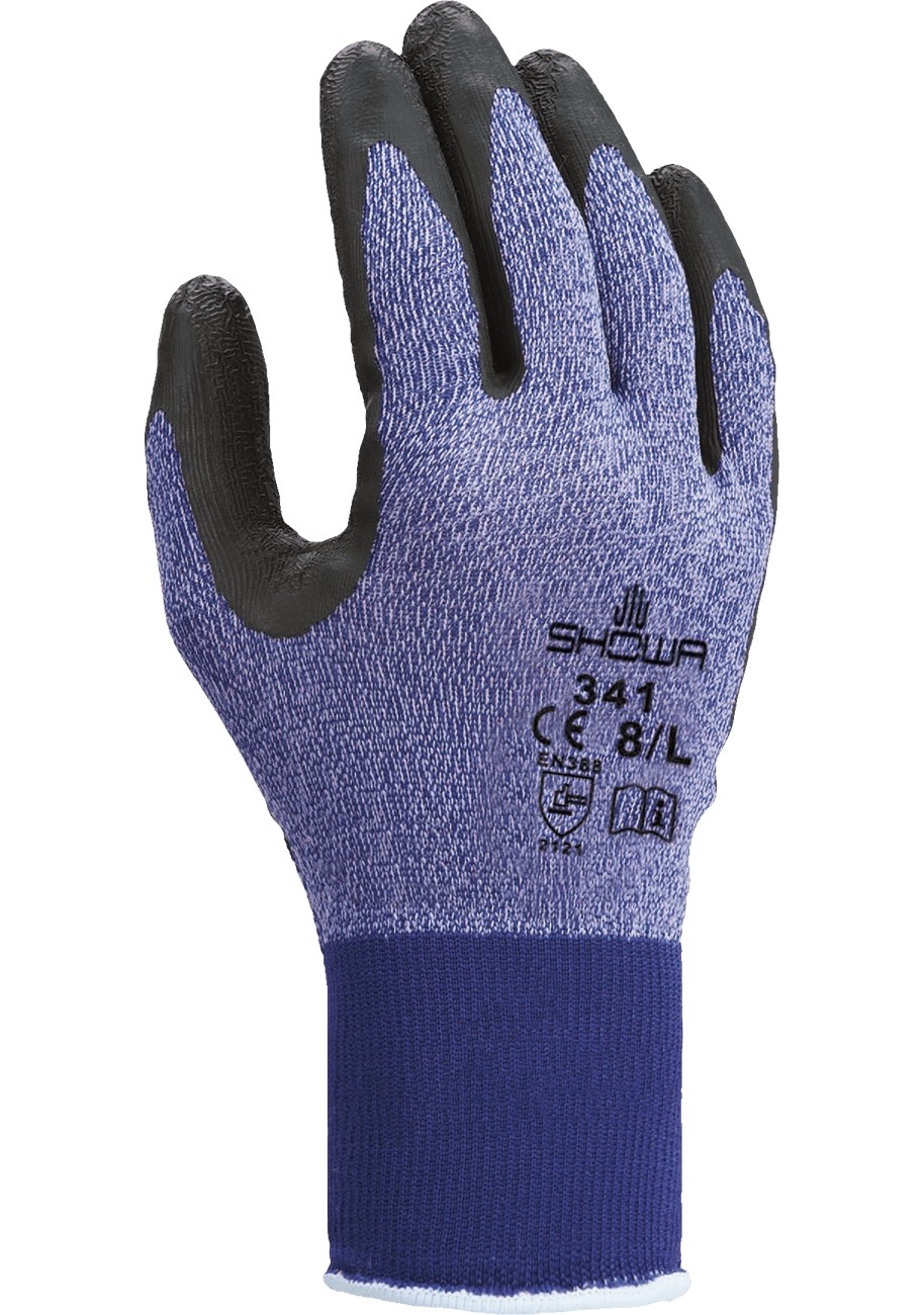10 Paia - Guanti Showa 341 spalmati in Lattice sh341