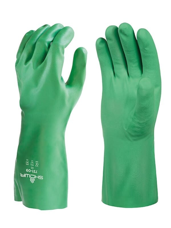 12 Paia - Guanti Showa 731 EBT in Nitrile BIODEGRADABILI sh731