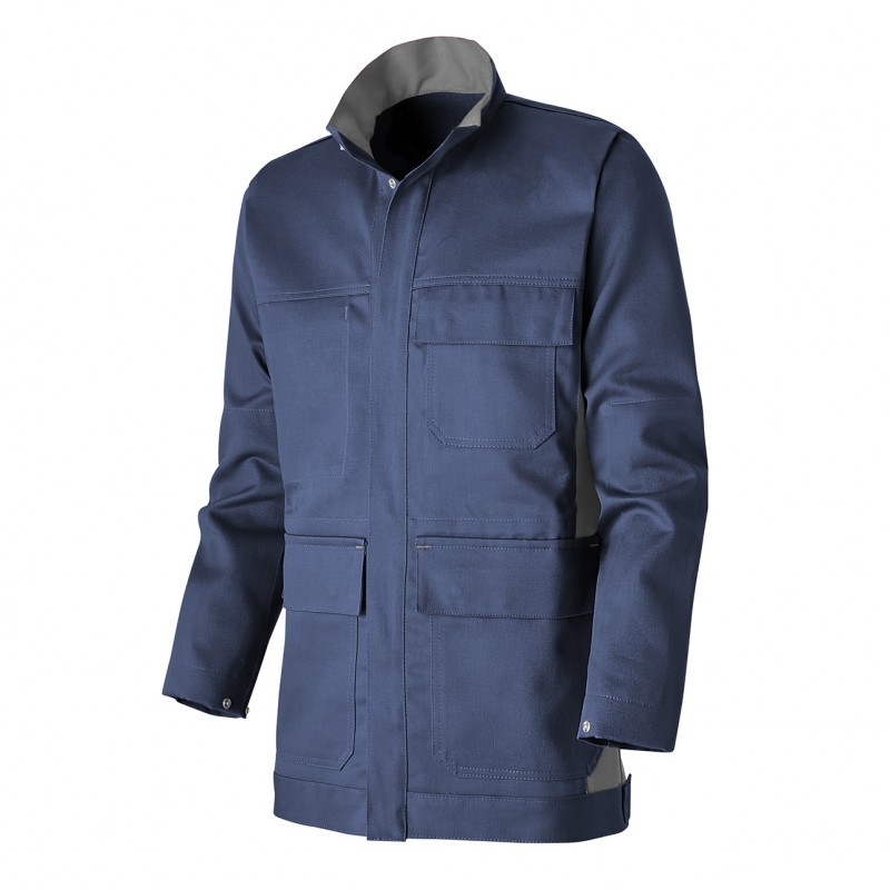 Giacca bicolore da Lavoro Ignifuga Multitasche Molinel Work Fr WORKBBN80ASG/R