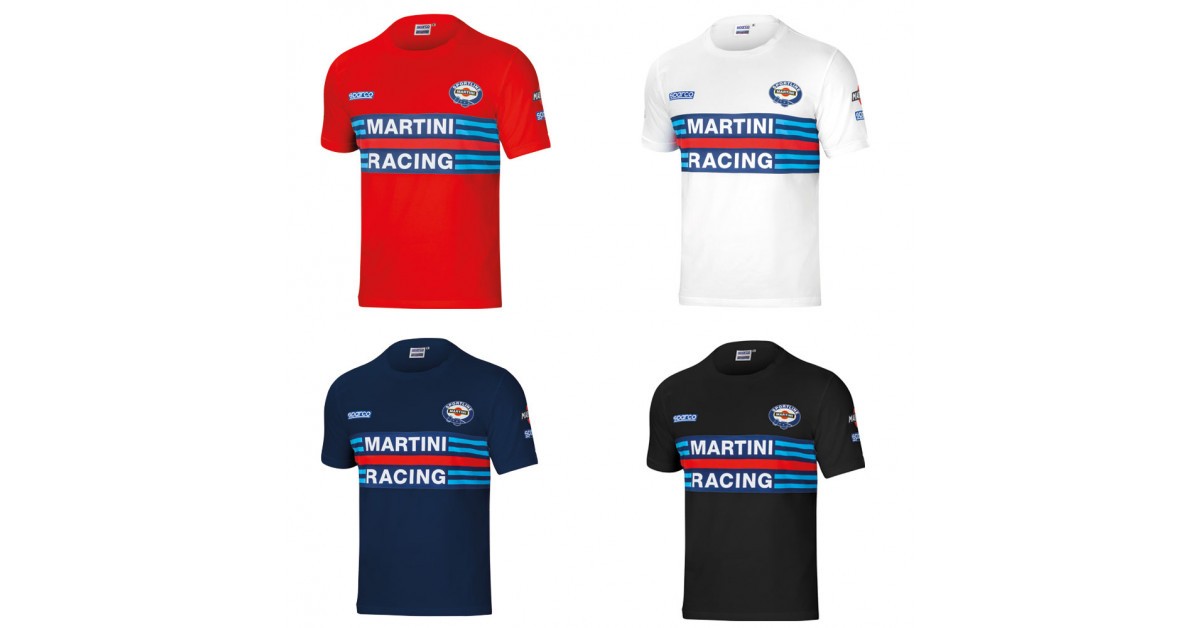 T-Shirt da lavoro Sparco Replica Martini Racing