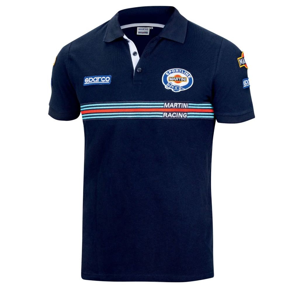Polo da lavoro Sparco Replica Patches Martini Racing