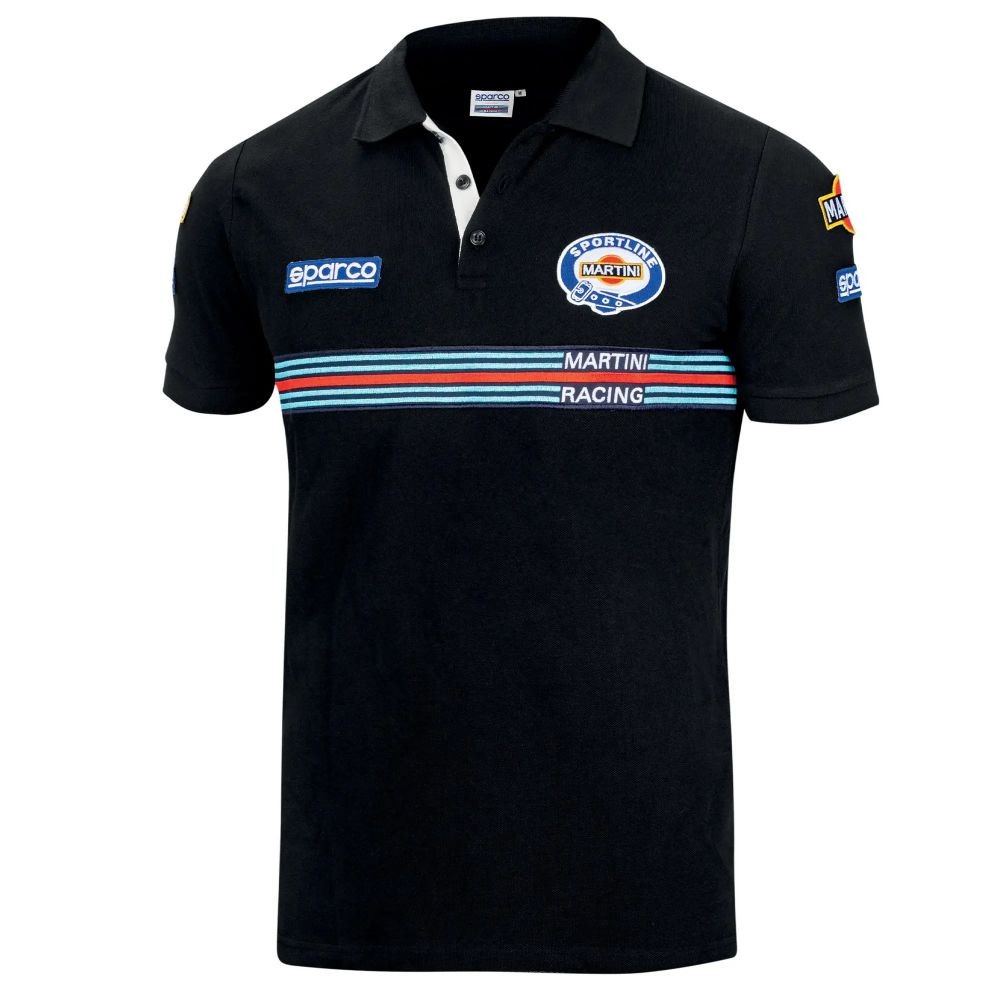Polo da lavoro Sparco Replica Patches Martini Racing
