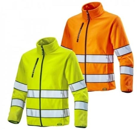 Pile da lavoro full zip alta visibilit� Sweat Pile HV 702.172119