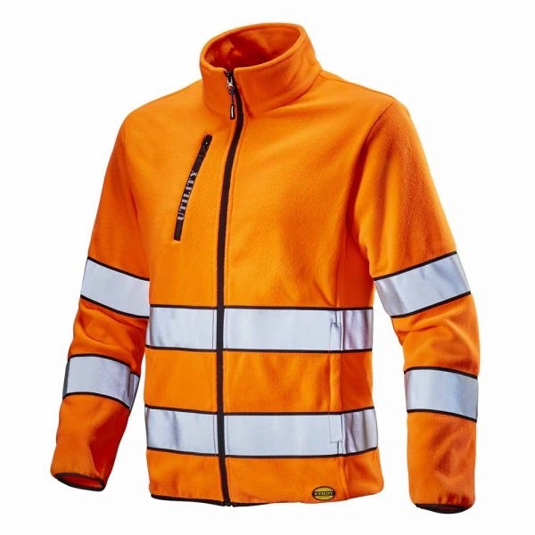 Pile da lavoro full zip alta visibilit� Sweat Pile HV 702.172119