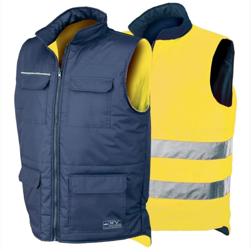 Gilet Reversibile alta visibilit� Revers ISSA LINE - 04069