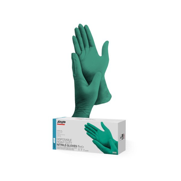 100 Pezzi - Guanti da lavoro Monouso in Nitrile Issa Line 63-503-EN
