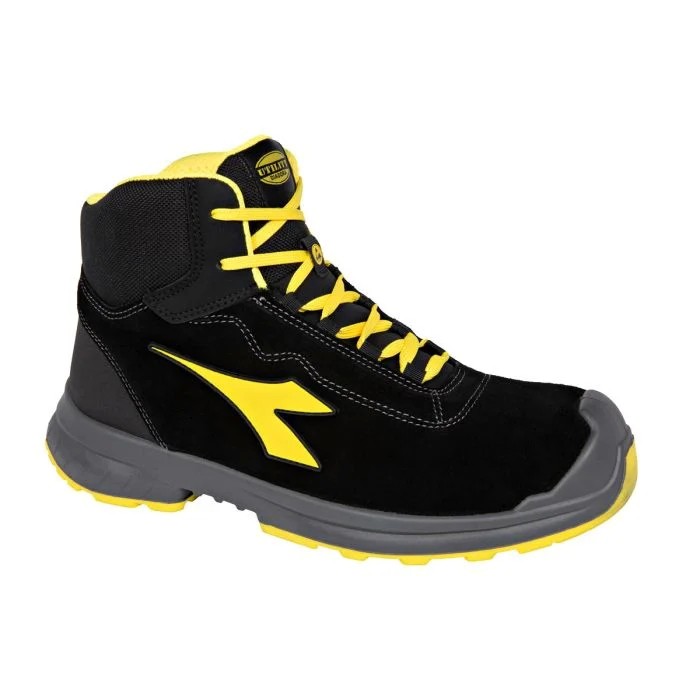 Scarpe antinfortunistiche Alte Metalfree Diadora Flash Mid S3S FO SR LG SC ESD 701.183067