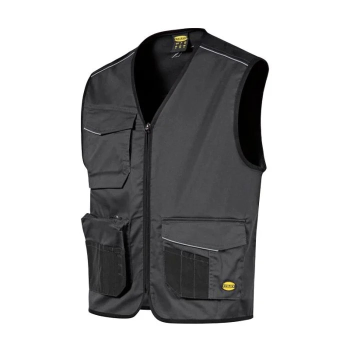 Gilet da Lavoro Stretch Multitasche Zip Intera Diadora Utility Vest Mover 2.0 702.183060
