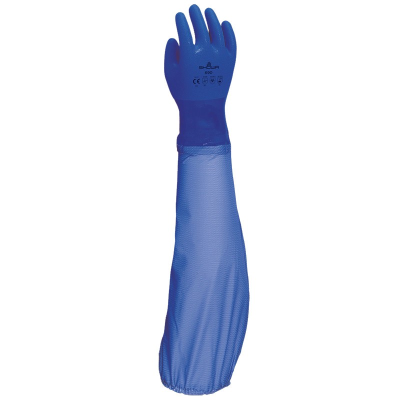 10 Paia - Guanti Showa PVC High Risk SH690