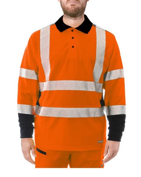 Polo Da Lavoro Alta Visibilit� Issa Line Raylong Hi Vis 8195