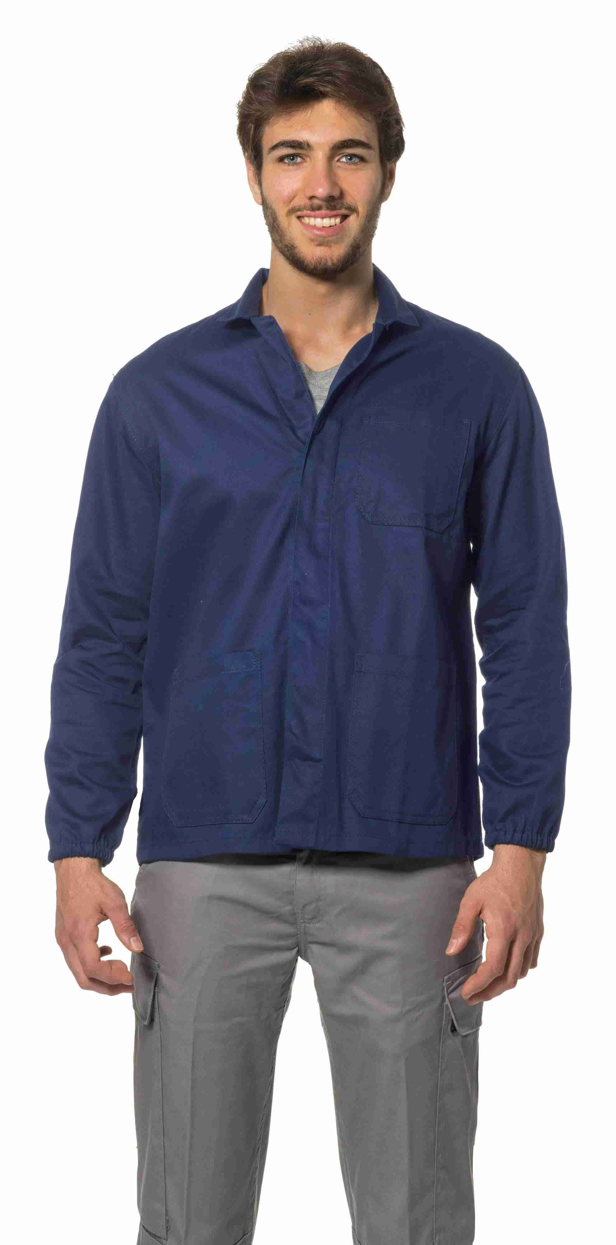 Giacca da Lavoro Multitasche 100% cotone Logica 9050BLU-L