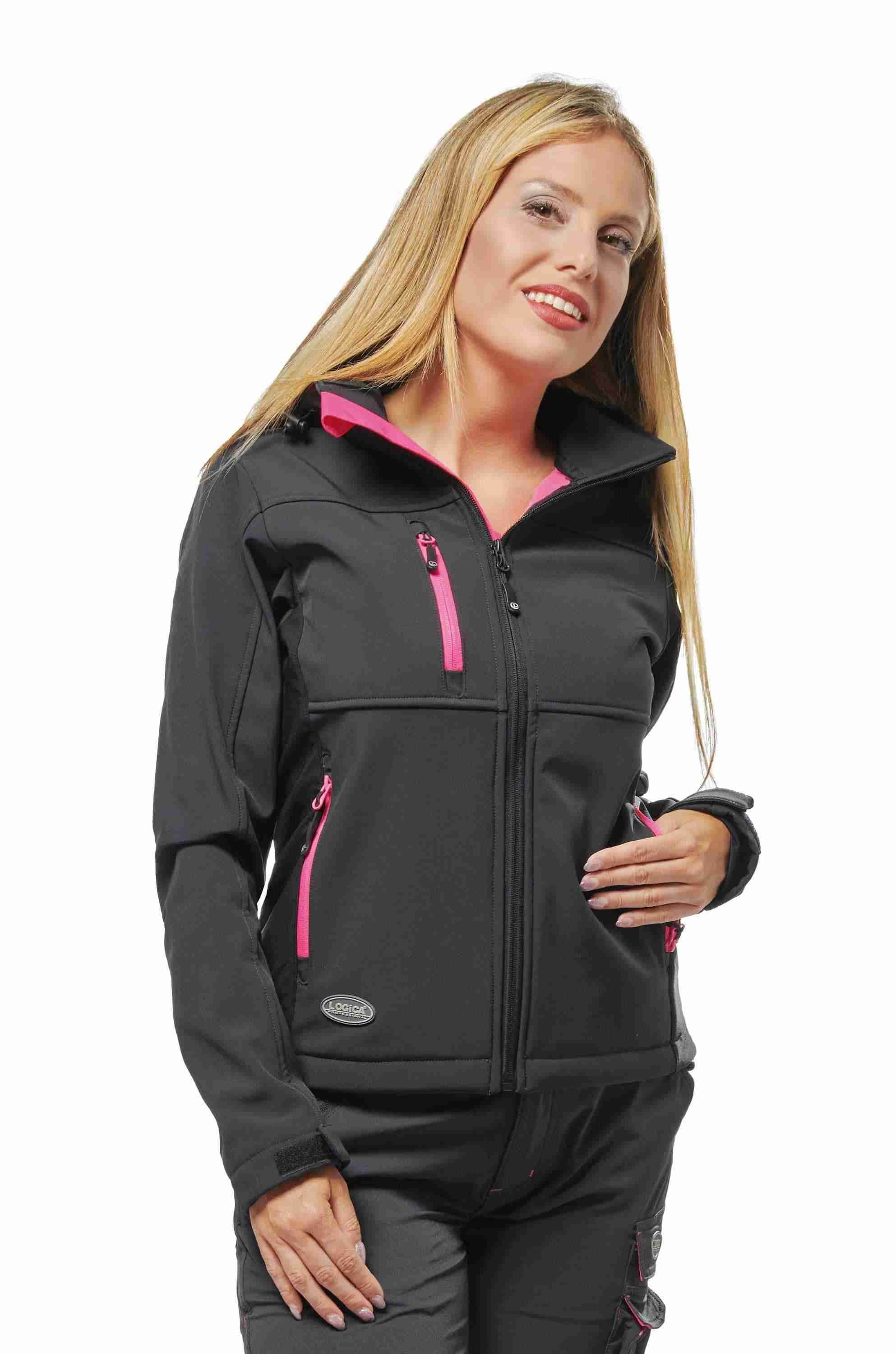 Giacca softshell impermeabile multitasche da Donna da Lavoro Logica CALIPSO-L