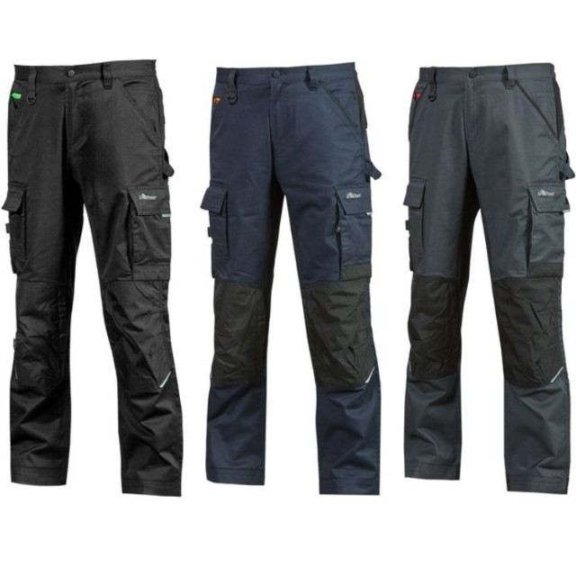 Pantaloni da Lavoro Multitasche Stretch U-Power Stout SY356