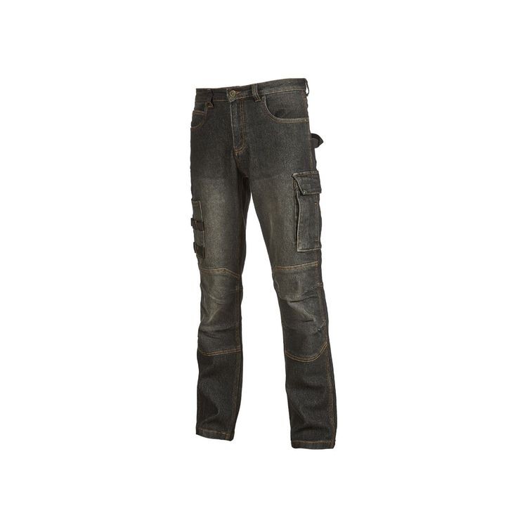 Jeans da Lavoro Multitasche Stretch U-Power Pepper ST391