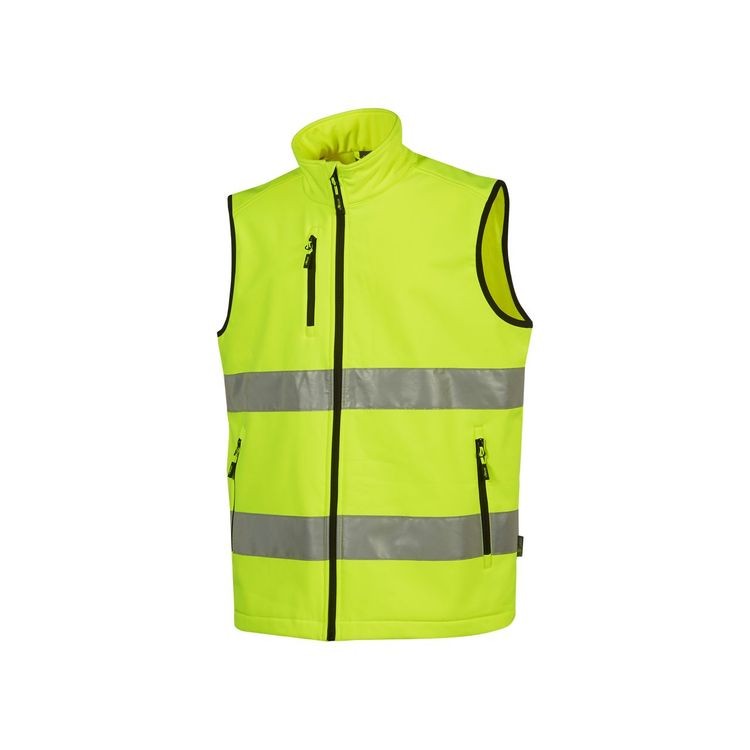 Gilet da Lavoro Softshell Multitasche Alta Visibilit� U-Power Alcor HL373