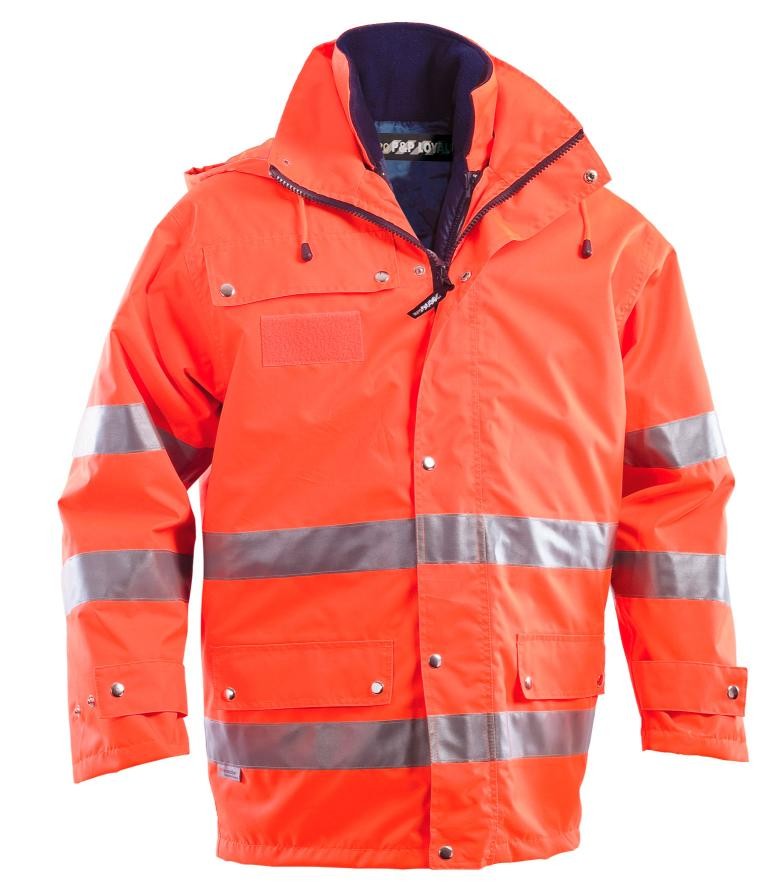Giacca da Lavoro Alta visibilit� Multitasche Invernale 300 D P&P Loyal GGX30 413