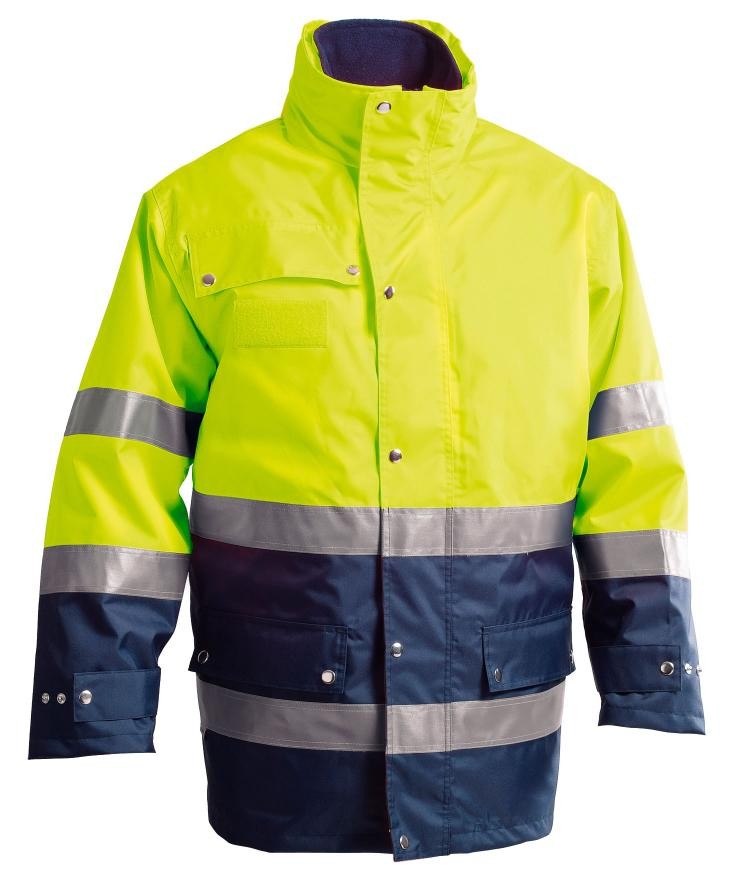 Giacca da Lavoro Alta visibilit� Multitasche Invernale 300 D P&P Loyal GGX30 413