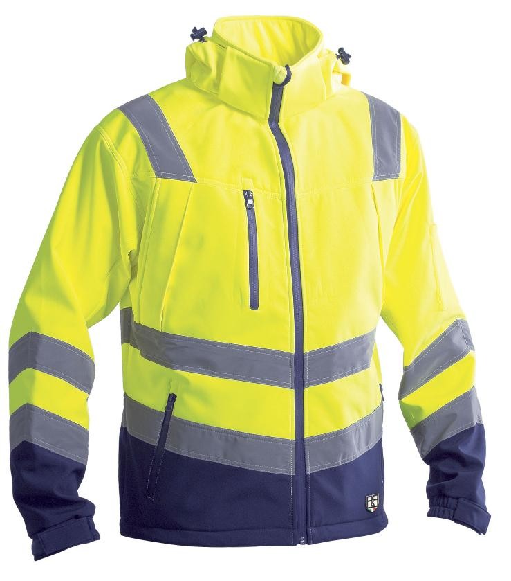 Giacca da Lavoro Alta visibilit� Multitasche Softshell P&P Loyal GGXA7 414