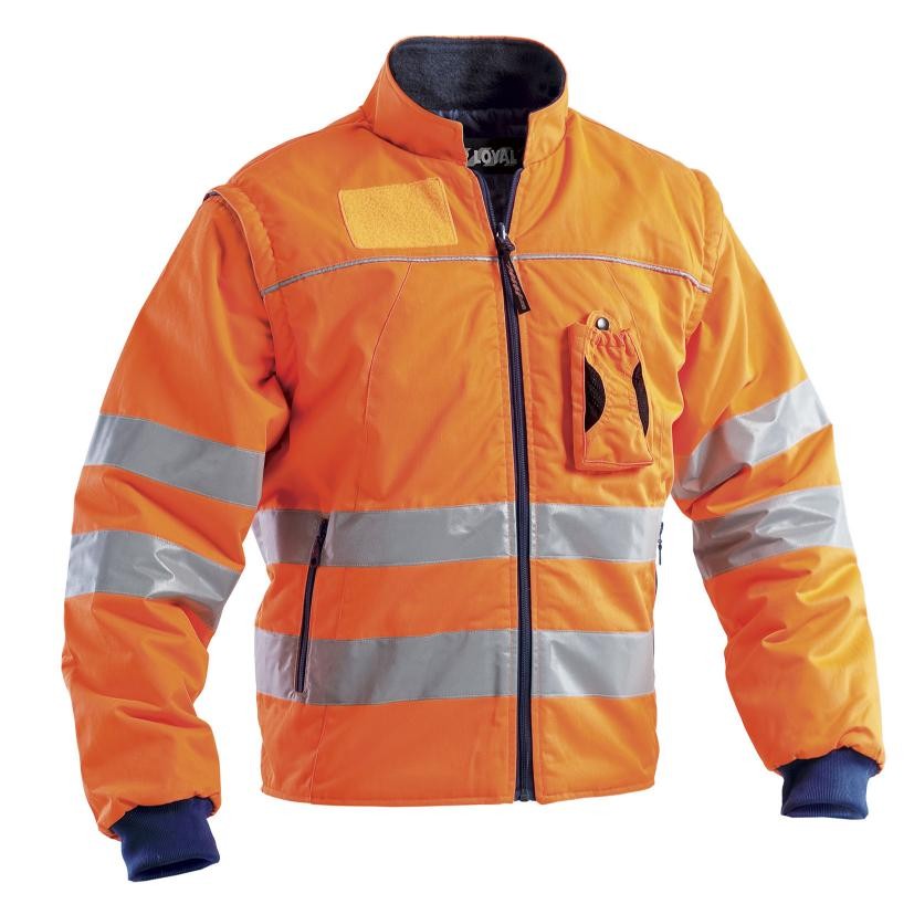 Giacca da Lavoro Alta visibilit� Multitasche con maniche staccabili P&P Loyal GGXB5 214