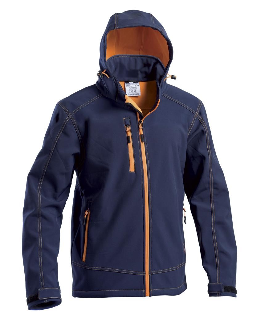Giacca da Lavoro Multitasche Softshell Impermeabile con Capuccio Norton P&P Loyal GGXEV 417