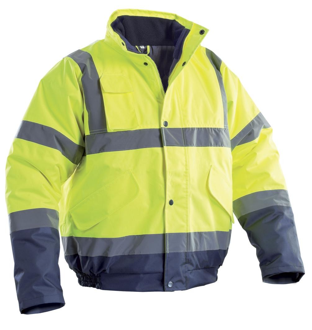 Giacca da Lavoro Bomber Highway 300D Alta visibilit� Multitasche Invernale P&P Loyal GGXV5 413