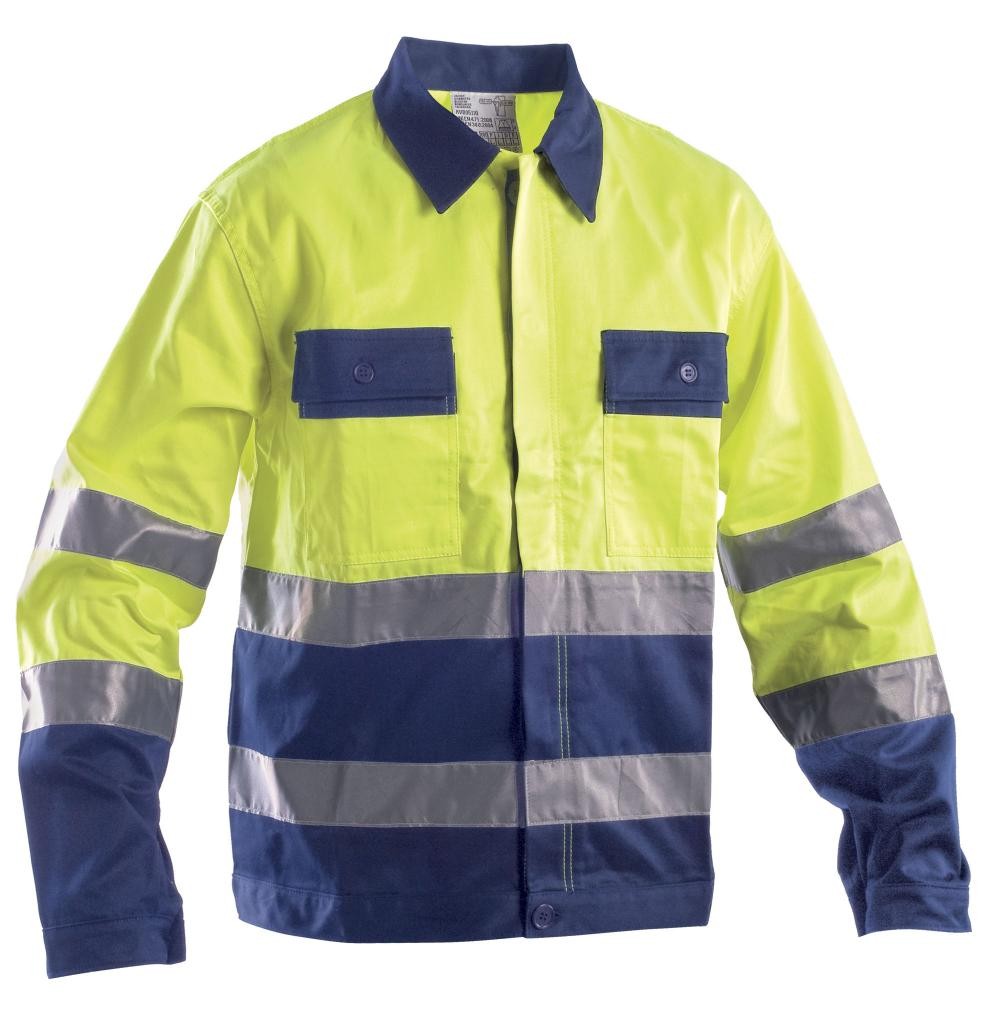 Giacca da Lavoro Alta visibilit� Multitasche 100% cotone P&P Loyal AVB05 110